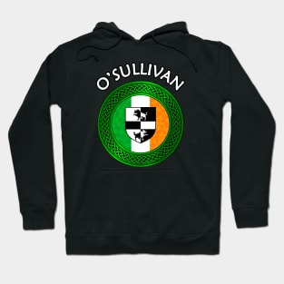 Irish Flag Shamrock Celtic Knot - O'Sullivan Hoodie